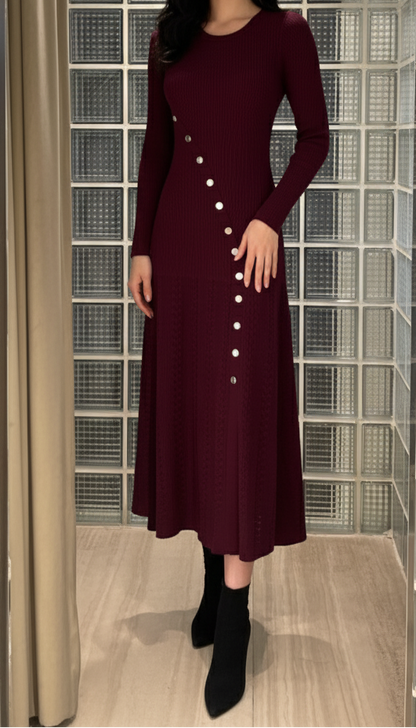 فستان كم طويل