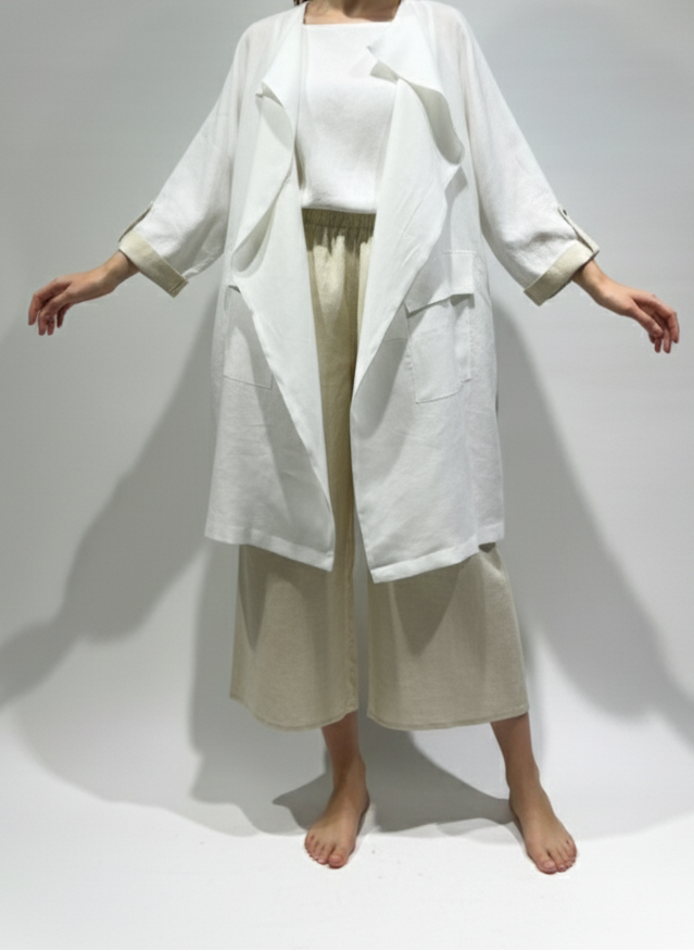 جاكيت لينن أنيق