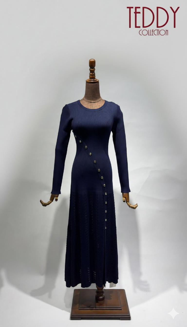 فستان كم طويل