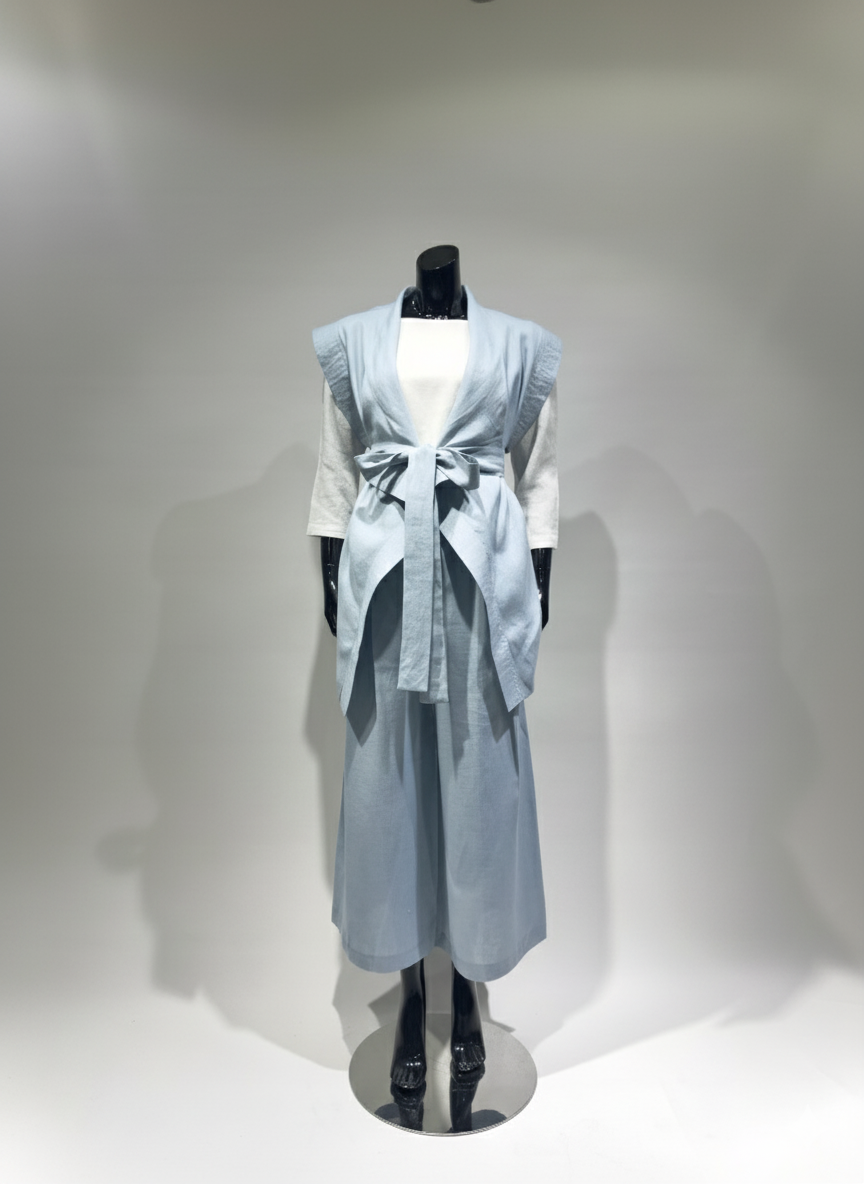 بدلة لينن حفر مع بنطلون