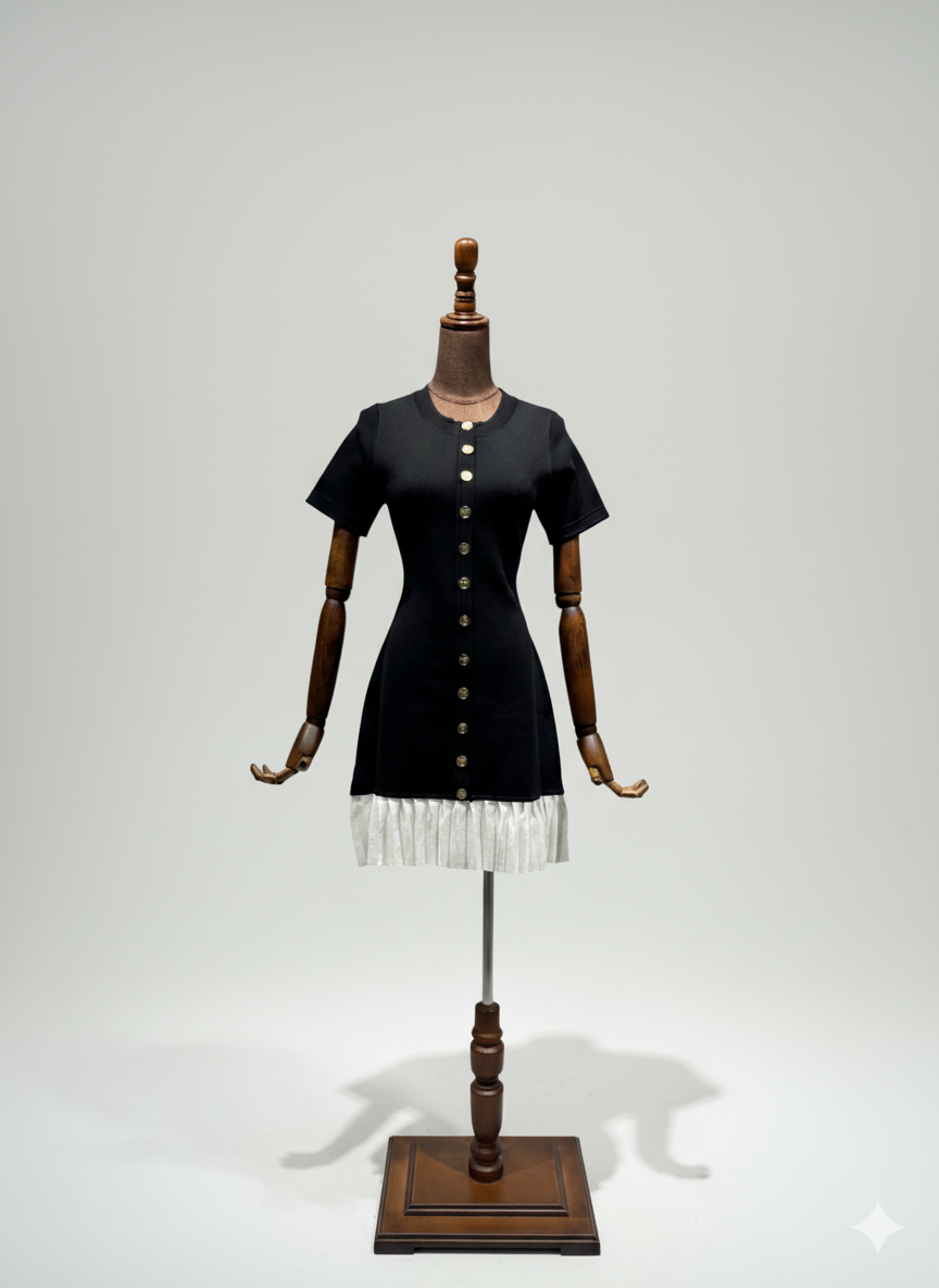 فستان بناتي قصير