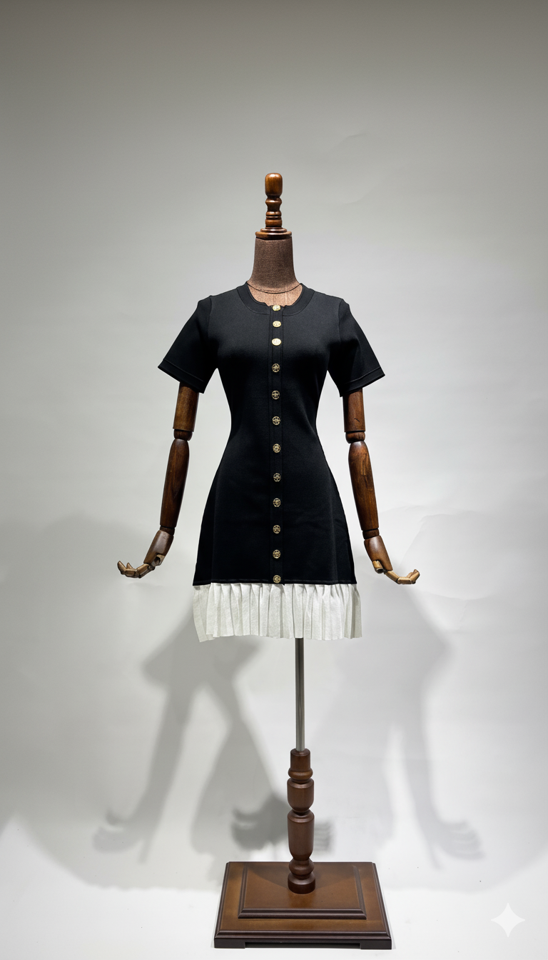 فستان بناتي قصير