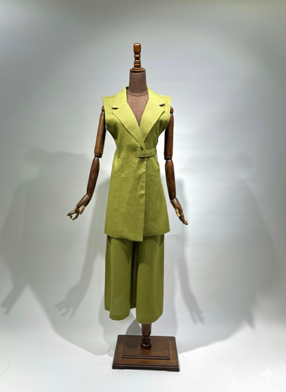 بدلة لينن فيست مع بنطلون