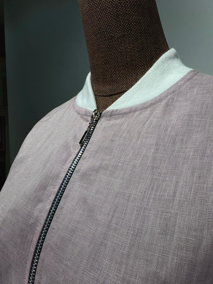 بدلة لينن تنورة + جاكيت