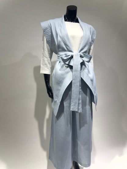 بدلة لينن حفر مع بنطلون