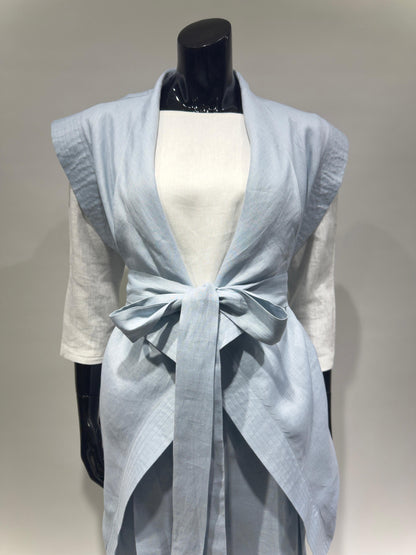 بدلة لينن حفر مع بنطلون